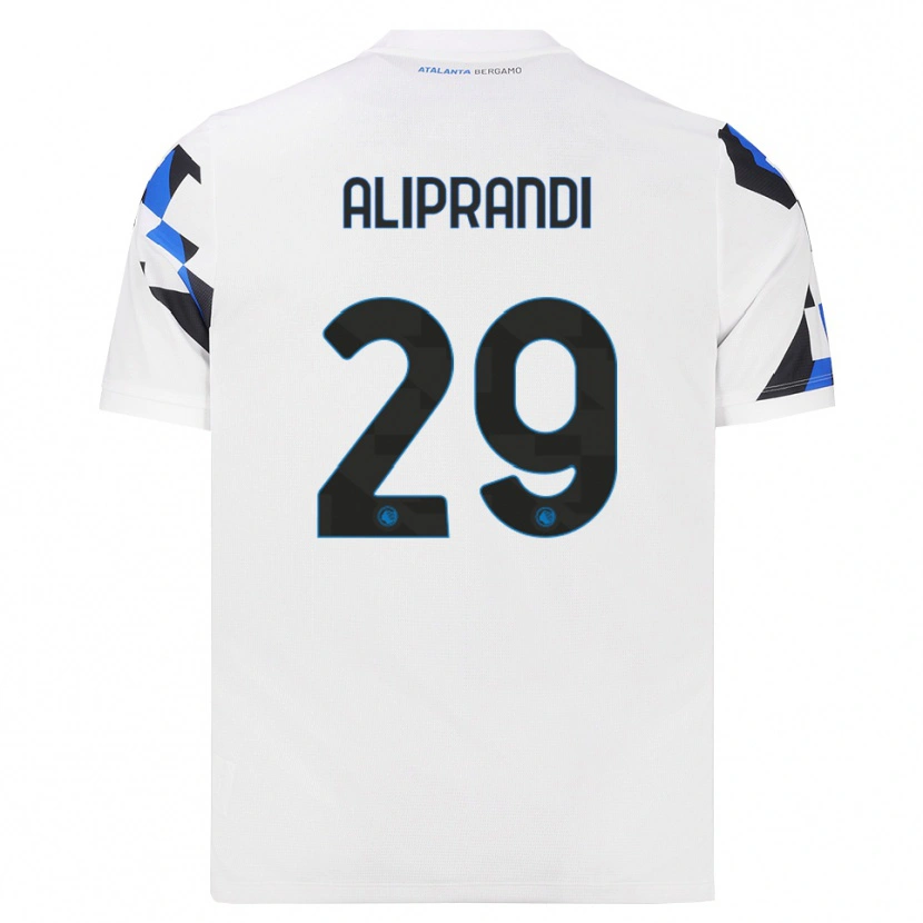 Danxen Dámské Mattia Aliprandi #29 Bílá Červená Modrá Daleko Hráčské Dresy 2026/27 Dres