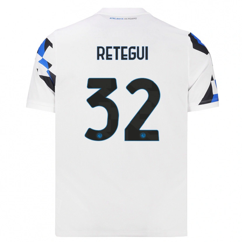 Danxen Dámské Mateo Retegui #32 Bílá Červená Modrá Daleko Hráčské Dresy 2026/27 Dres