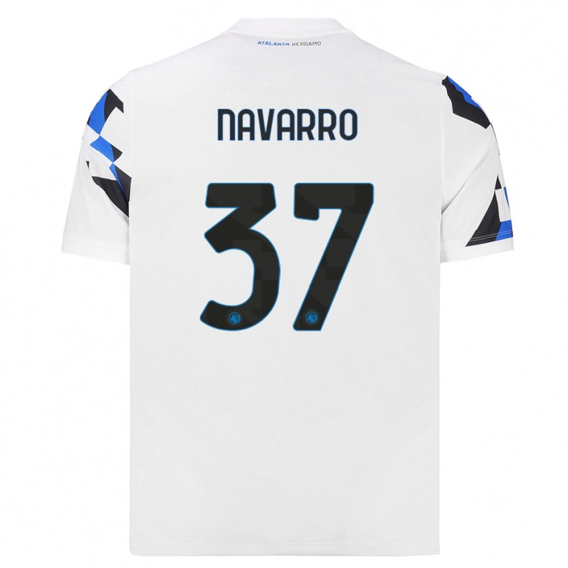 Danxen Dámské Albert Navarro #37 Bílá Červená Modrá Daleko Hráčské Dresy 2026/27 Dres