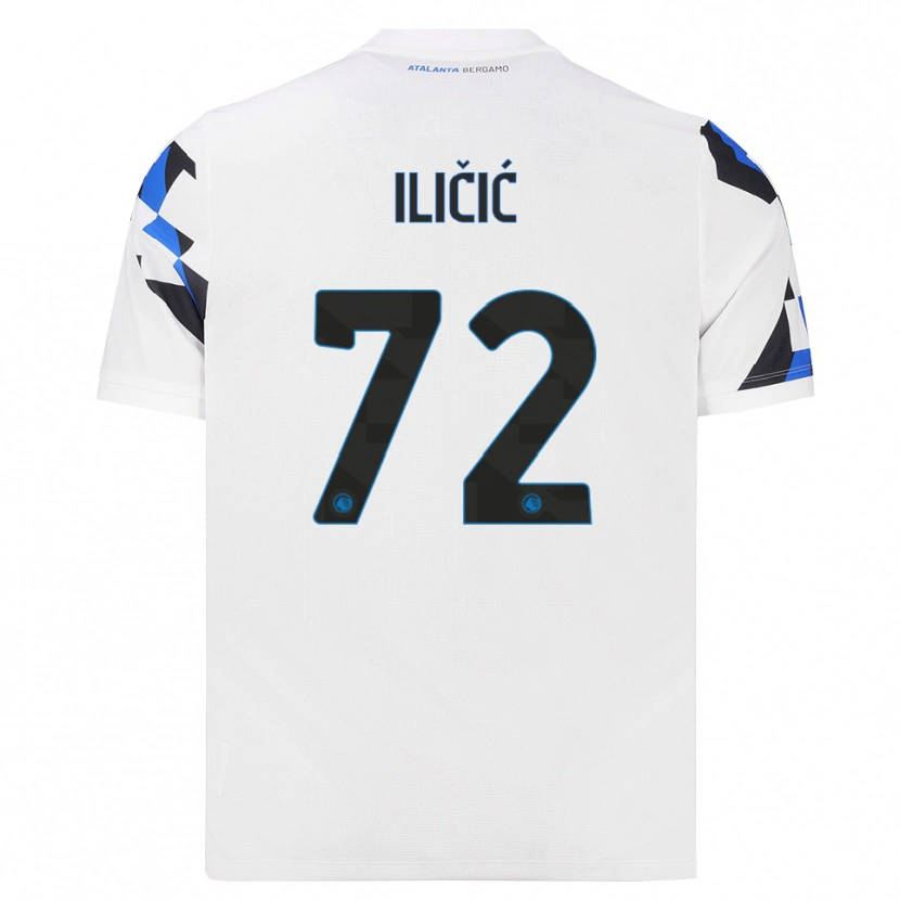 Danxen Dámské Josip Ilicic #72 Bílá Červená Modrá Daleko Hráčské Dresy 2026/27 Dres