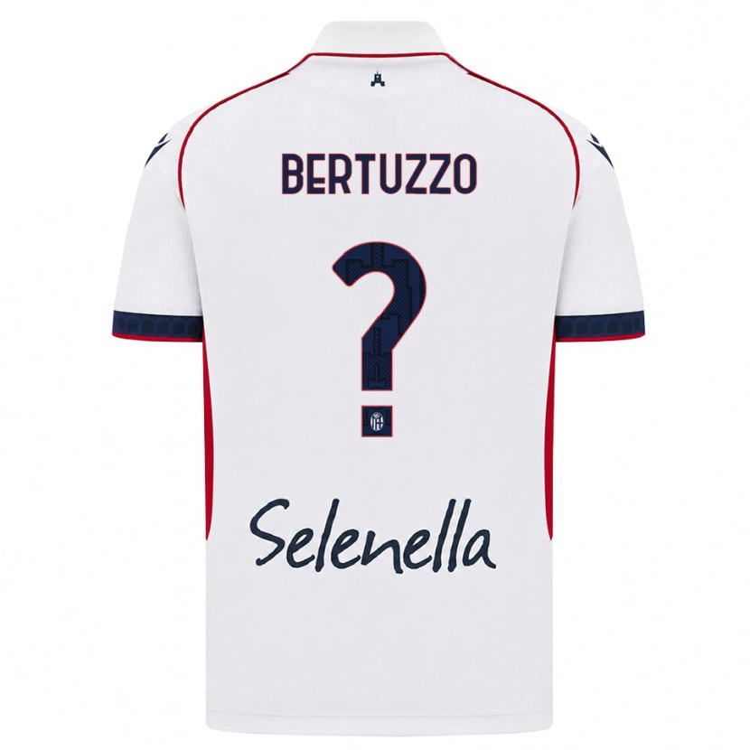 Danxen Dámské Francesco Bertuzzo #0 Bílá Červená Královská Modř Daleko Hráčské Dresy 2026/27 Dres