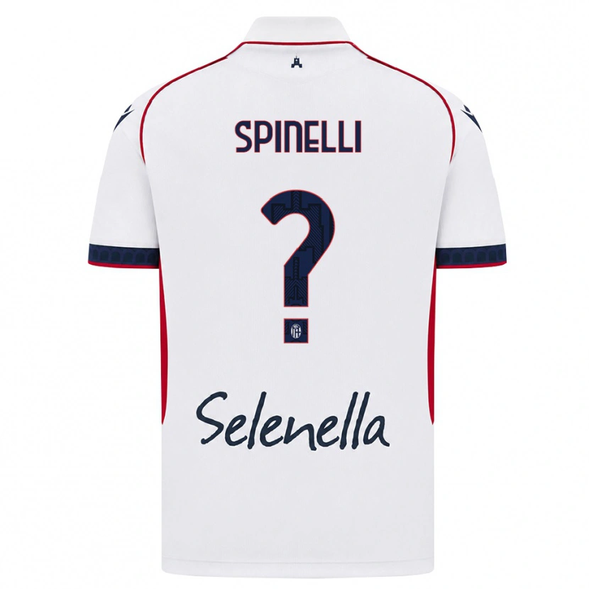 Danxen Dámské Giorgia Spinelli #0 Bílá Červená Královská Modř Daleko Hráčské Dresy 2026/27 Dres
