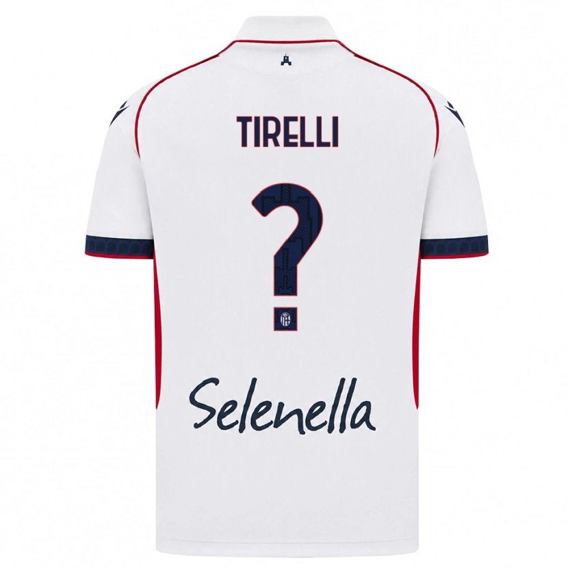 Danxen Dámské Manuel Tirelli #0 Bílá Červená Královská Modř Daleko Hráčské Dresy 2026/27 Dres