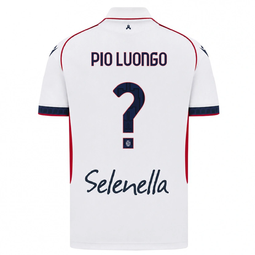 Danxen Dámské Francesco Pio Luongo #0 Bílá Červená Královská Modř Daleko Hráčské Dresy 2026/27 Dres