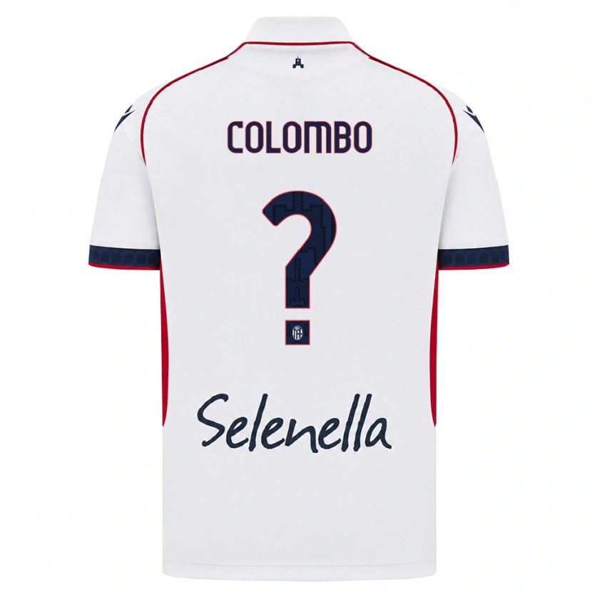 Danxen Dámské Valentina Colombo #0 Bílá Červená Královská Modř Daleko Hráčské Dresy 2026/27 Dres