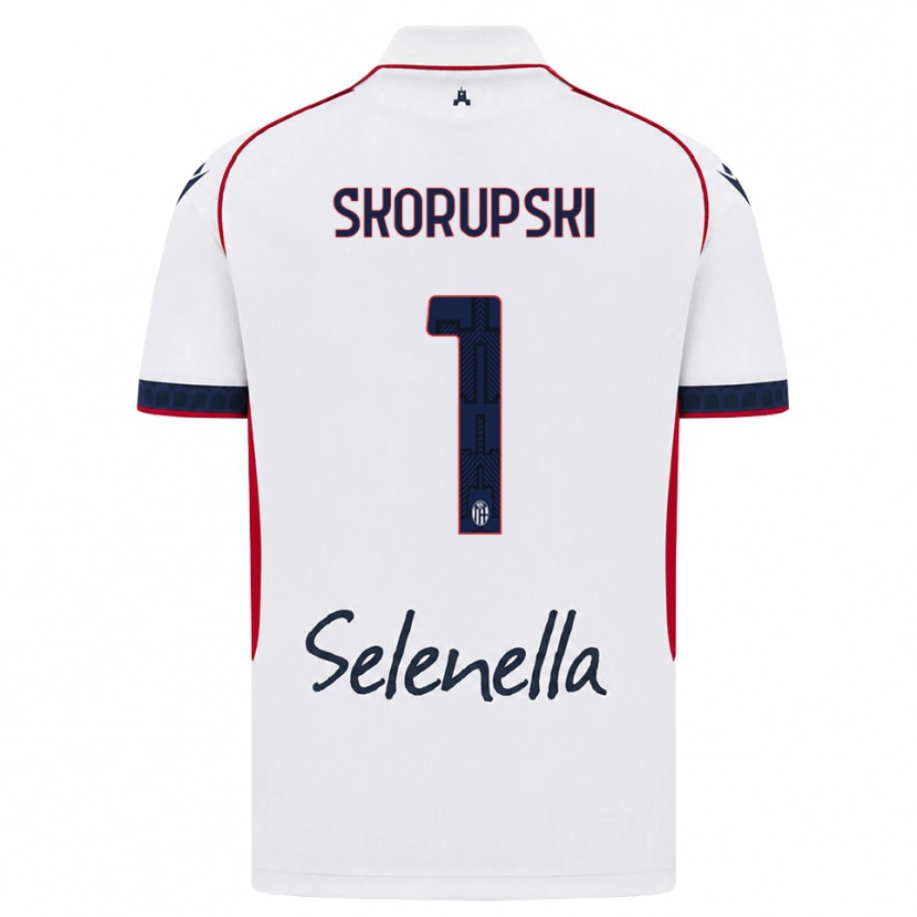 Danxen Dámské Lukasz Skorupski #1 Bílá Červená Královská Modř Daleko Hráčské Dresy 2026/27 Dres