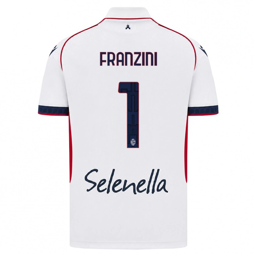 Danxen Dámské Davide Franzini #1 Bílá Červená Královská Modř Daleko Hráčské Dresy 2026/27 Dres