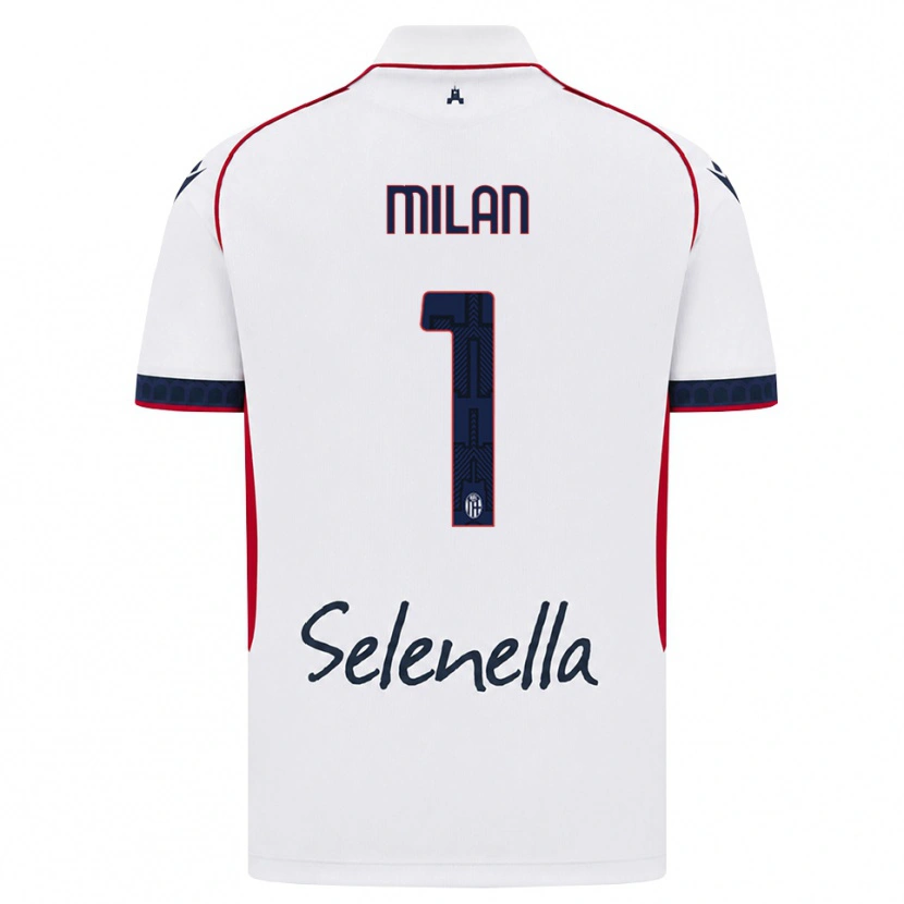 Danxen Dámské Riccardo Milan #1 Bílá Červená Královská Modř Daleko Hráčské Dresy 2026/27 Dres