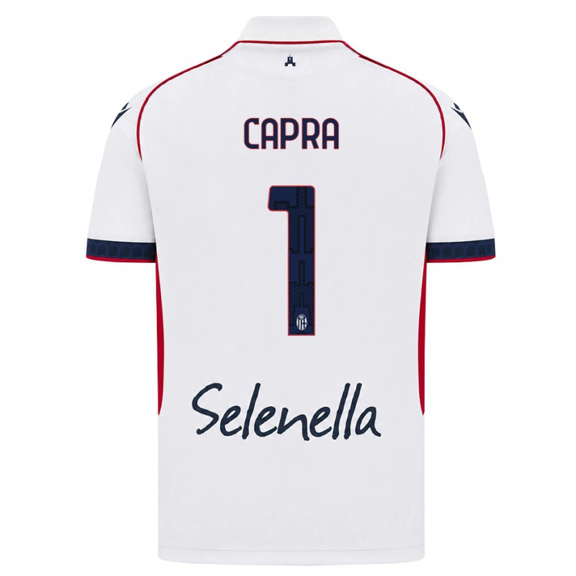 Danxen Dámské Daniel Capra #1 Bílá Červená Královská Modř Daleko Hráčské Dresy 2026/27 Dres