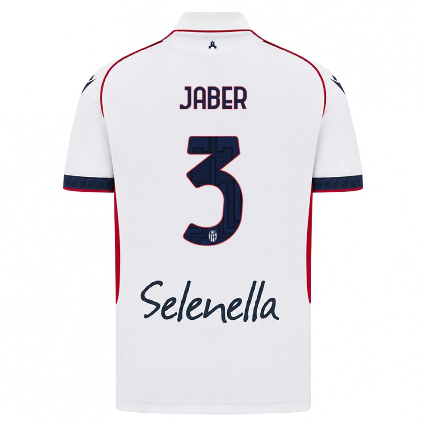 Danxen Dámské Ali Jaber #3 Bílá Červená Královská Modř Daleko Hráčské Dresy 2026/27 Dres