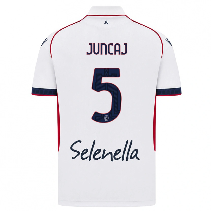 Danxen Dámské Flavio Juncaj #5 Bílá Červená Královská Modř Daleko Hráčské Dresy 2026/27 Dres