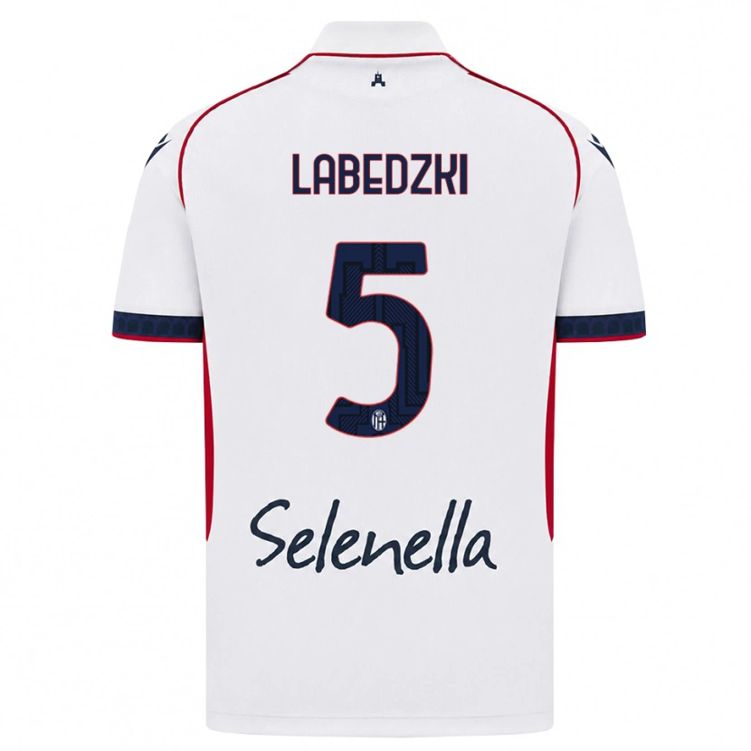 Danxen Dámské Jan Labedzki #5 Bílá Červená Královská Modř Daleko Hráčské Dresy 2026/27 Dres