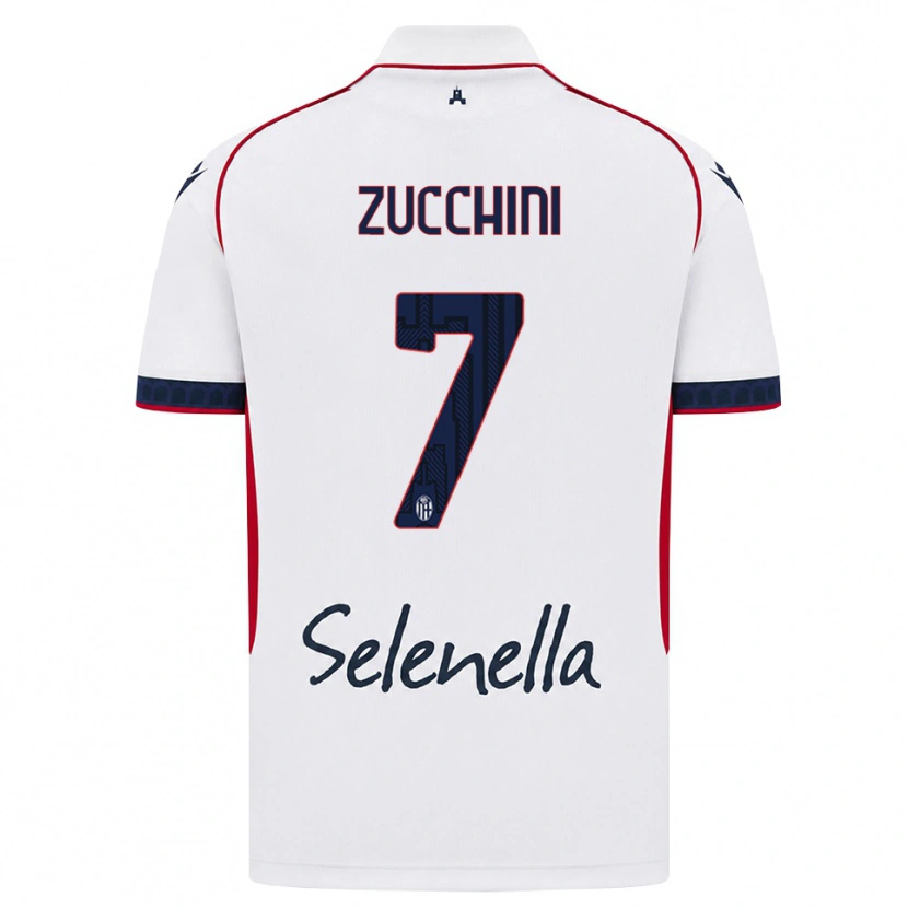 Danxen Dámské Riccardo Zucchini #7 Bílá Červená Královská Modř Daleko Hráčské Dresy 2026/27 Dres