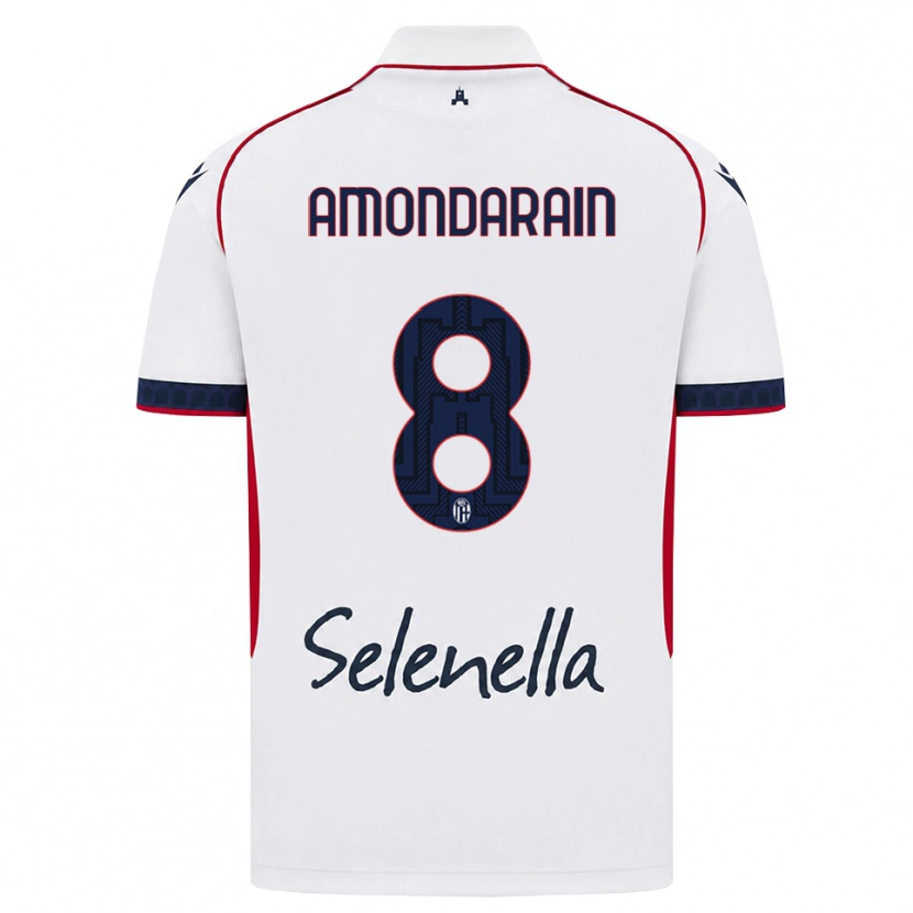 Danxen Dámské Mikel Amondarain #8 Bílá Červená Královská Modř Daleko Hráčské Dresy 2026/27 Dres