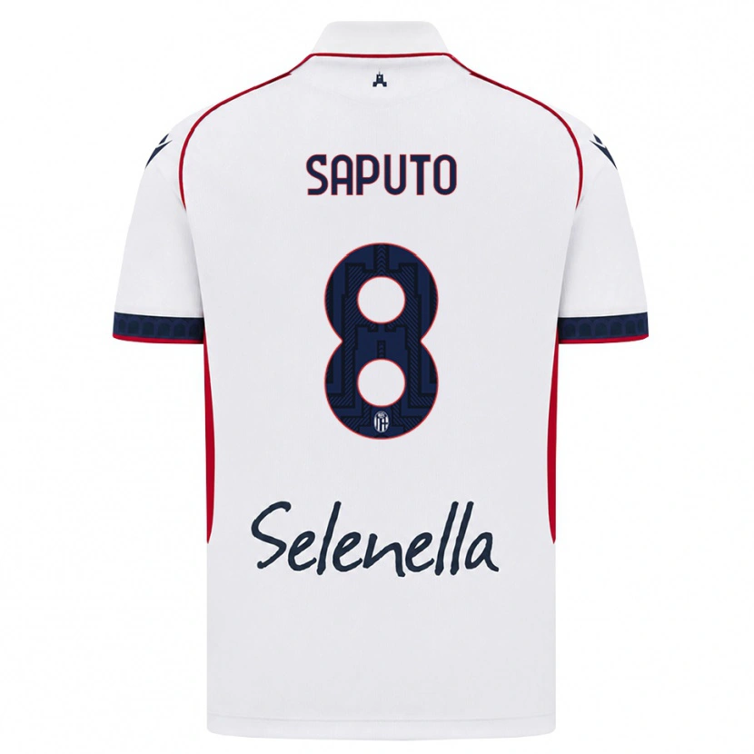 Danxen Dámské Jesse Saputo #8 Bílá Červená Královská Modř Daleko Hráčské Dresy 2026/27 Dres