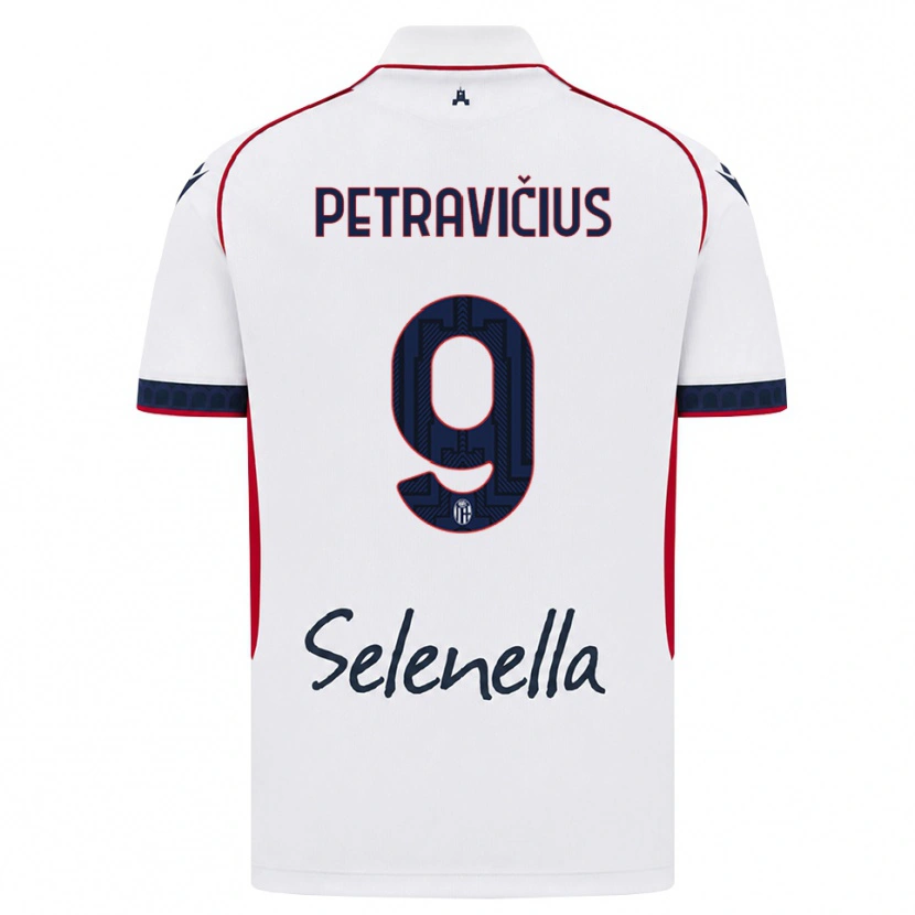 Danxen Dámské Joris Petravičius #9 Bílá Červená Královská Modř Daleko Hráčské Dresy 2026/27 Dres