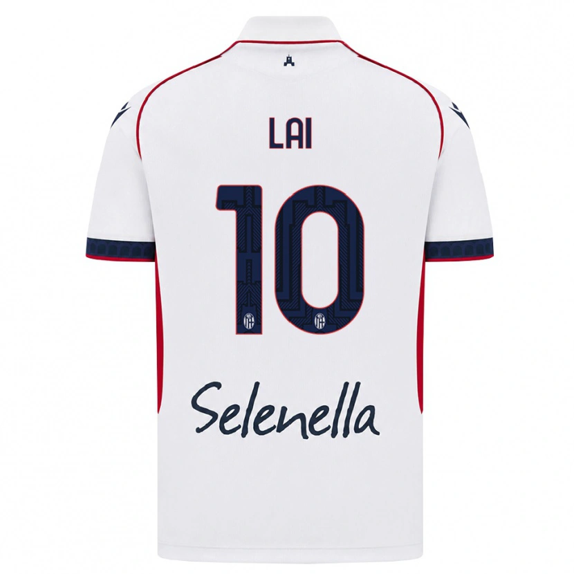 Danxen Dámské Luca Lai #10 Bílá Červená Královská Modř Daleko Hráčské Dresy 2026/27 Dres