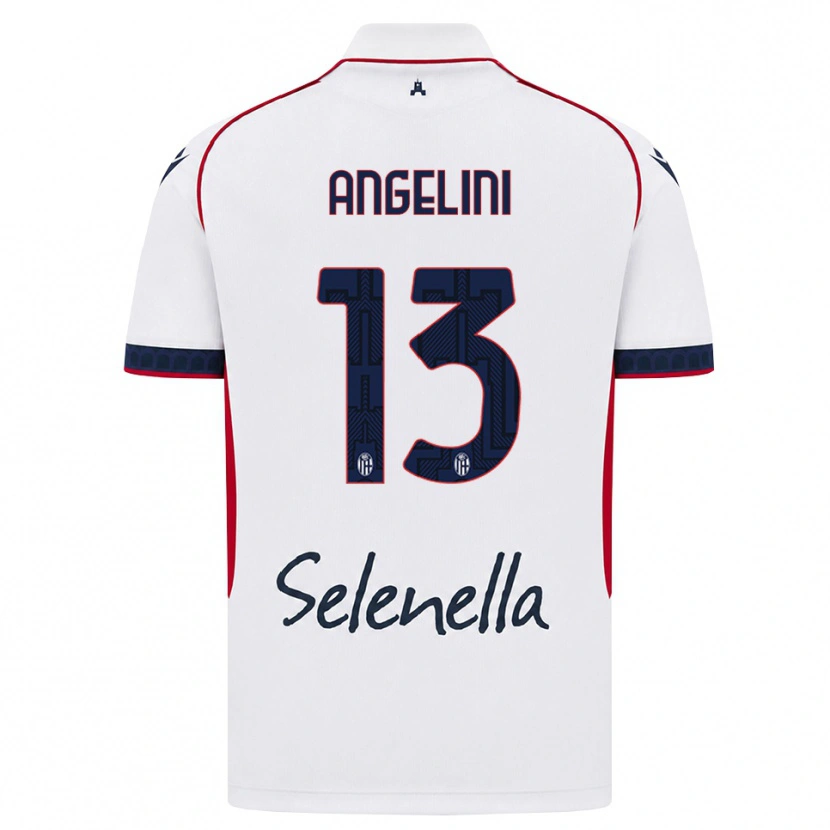 Danxen Dámské Riccardo Angelini #13 Bílá Červená Královská Modř Daleko Hráčské Dresy 2026/27 Dres