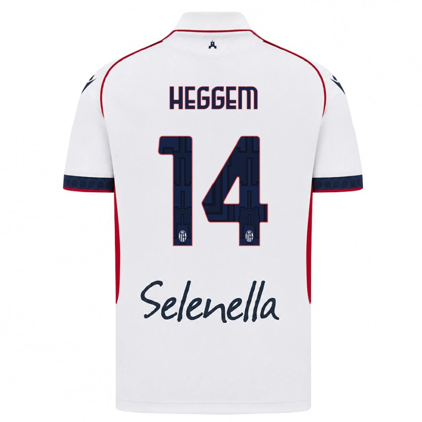 Danxen Dámské Torbjørn Heggem #14 Bílá Červená Královská Modř Daleko Hráčské Dresy 2026/27 Dres