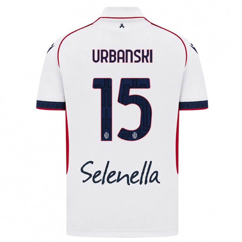 Danxen Dámské Dominik Urbanski #15 Bílá Červená Královská Modř Daleko Hráčské Dresy 2026/27 Dres