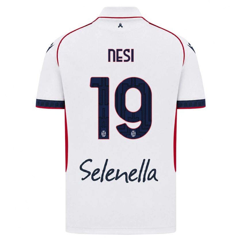 Danxen Dámské Luca Nesi #19 Bílá Červená Královská Modř Daleko Hráčské Dresy 2026/27 Dres