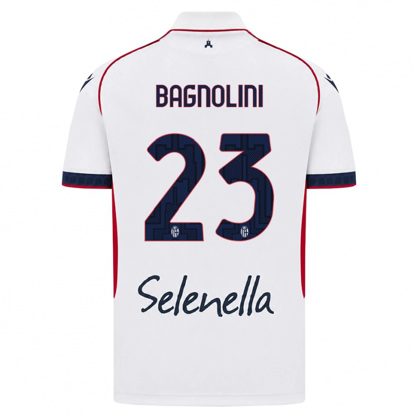 Danxen Dámské Nicola Bagnolini #23 Bílá Červená Královská Modř Daleko Hráčské Dresy 2026/27 Dres