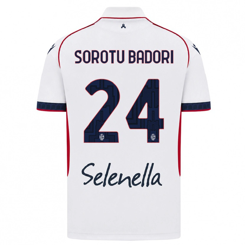 Danxen Dámské Kwesi Sorotu Badori #24 Bílá Červená Královská Modř Daleko Hráčské Dresy 2026/27 Dres