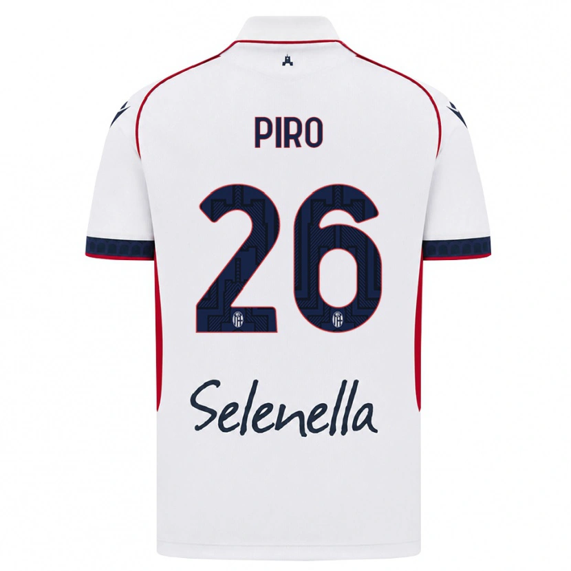 Danxen Dámské Christian Piro #26 Bílá Červená Královská Modř Daleko Hráčské Dresy 2026/27 Dres