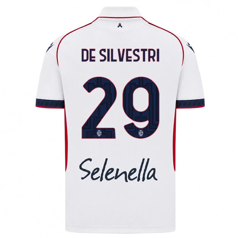Danxen Dámské Lorenzo De Silvestri #29 Bílá Červená Královská Modř Daleko Hráčské Dresy 2026/27 Dres