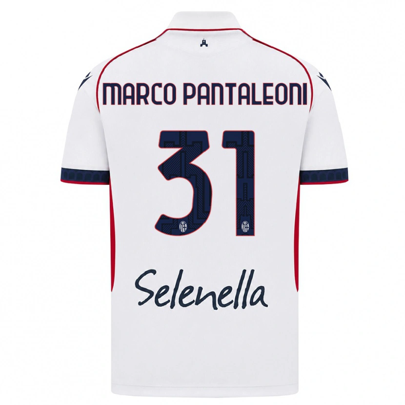 Danxen Dámské Gian Marco Pantaleoni #31 Bílá Červená Královská Modř Daleko Hráčské Dresy 2026/27 Dres