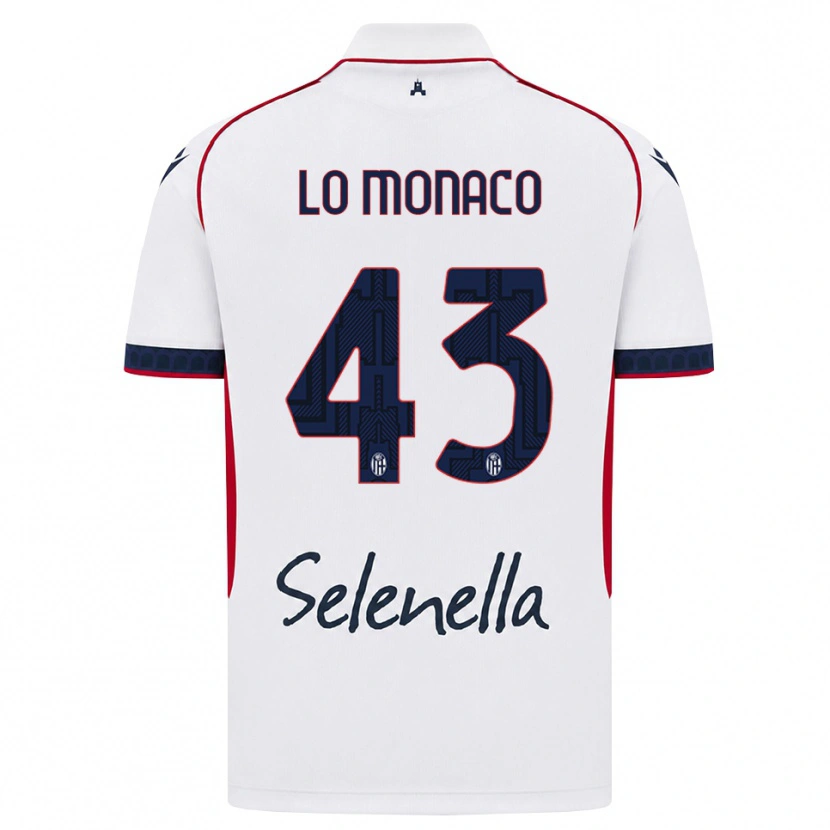 Danxen Dámské Luca Lo Monaco #43 Bílá Červená Královská Modř Daleko Hráčské Dresy 2026/27 Dres