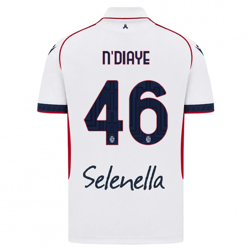 Danxen Dámské Antoine N'diaye #46 Bílá Červená Královská Modř Daleko Hráčské Dresy 2026/27 Dres