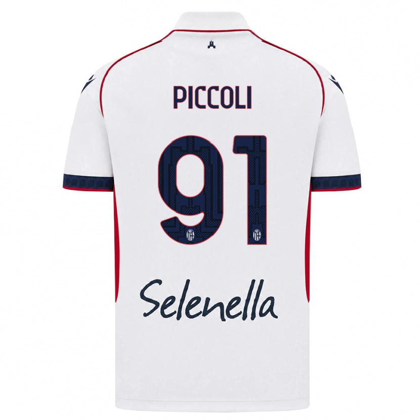 Danxen Dámské Roberto Piccoli #91 Bílá Červená Královská Modř Daleko Hráčské Dresy 2026/27 Dres