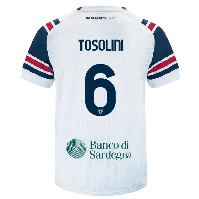 Danxen Dámské Nicolas Tosolini #6 Bílá Červená Zelená Daleko Hráčské Dresy 2026/27 Dres