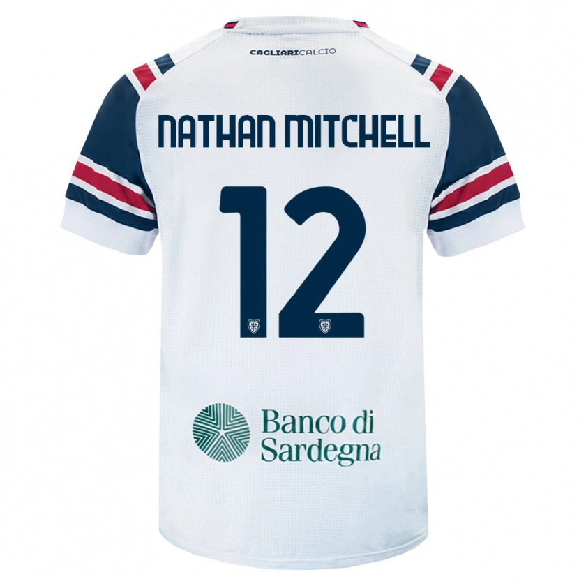 Danxen Dámské Anton Nathan Mitchell #12 Bílá Červená Zelená Daleko Hráčské Dresy 2026/27 Dres