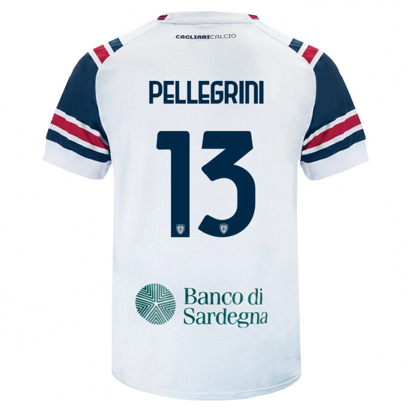 Danxen Dámské Nicolò Pellegrini #13 Bílá Červená Zelená Daleko Hráčské Dresy 2026/27 Dres