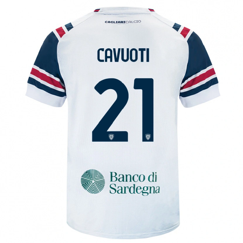 Danxen Dámské Nicolò Cavuoti #21 Bílá Červená Zelená Daleko Hráčské Dresy 2026/27 Dres