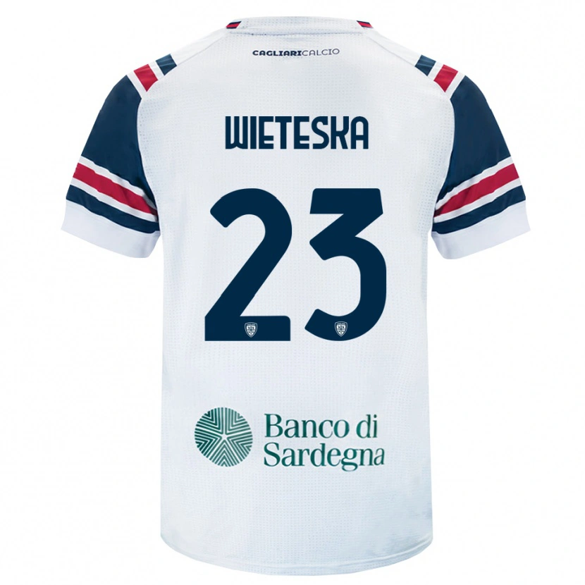 Danxen Dámské Mateusz Wieteska #23 Bílá Červená Zelená Daleko Hráčské Dresy 2026/27 Dres