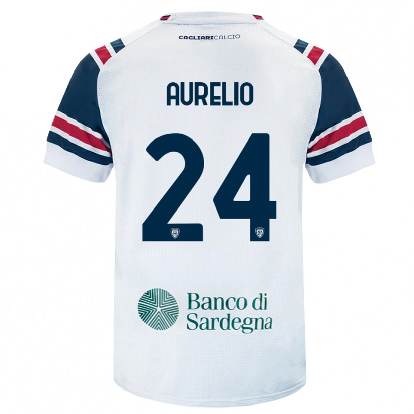 Danxen Dámské Giuseppe Aurelio #24 Bílá Červená Zelená Daleko Hráčské Dresy 2026/27 Dres