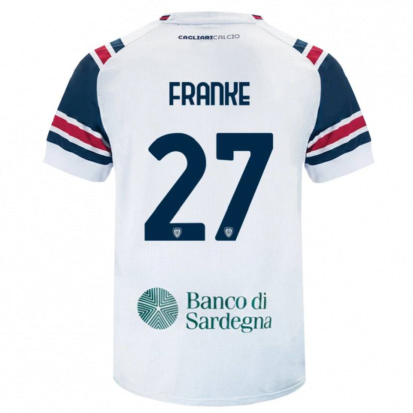 Danxen Dámské Antoni Franke #27 Bílá Červená Zelená Daleko Hráčské Dresy 2026/27 Dres