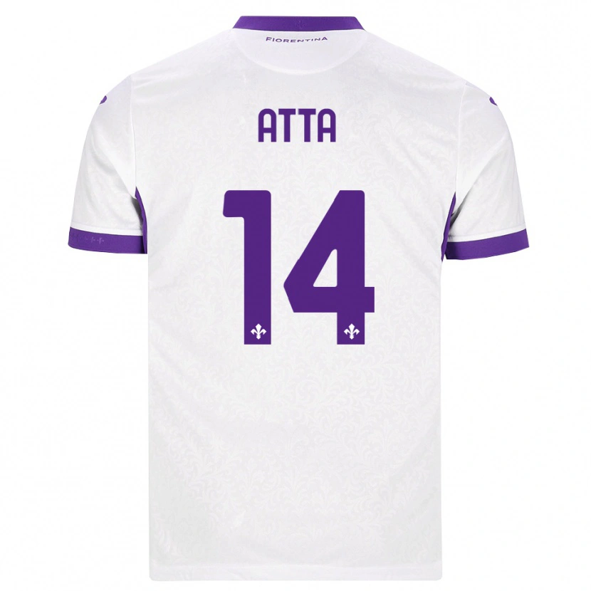 Danxen Dámské Arthur Atta #14 Bílá Fialová Daleko Hráčské Dresy 2026/27 Dres