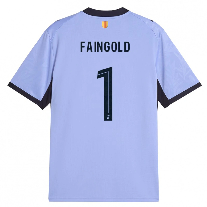 Danxen Dámské Abbie Faingold #1 Levandulová Černá Třetí Hráčské Dresy 2026/27 Dres