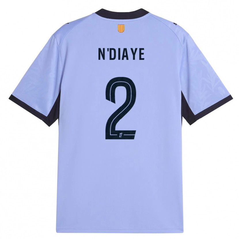 Danxen Dámské Osmane N'diaye #2 Levandulová Černá Třetí Hráčské Dresy 2026/27 Dres