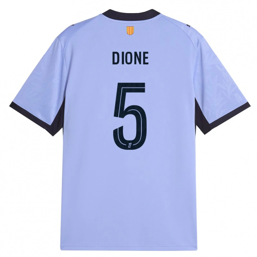 Danxen Dámské Babacar Dioné #5 Levandulová Černá Třetí Hráčské Dresy 2026/27 Dres