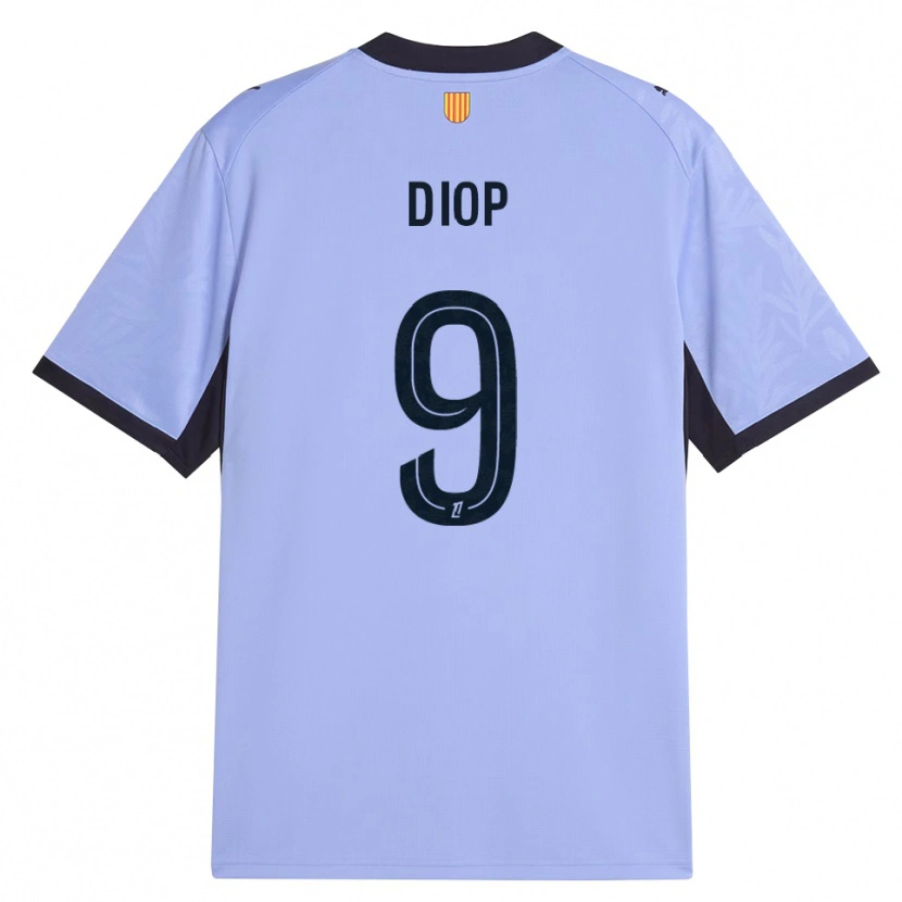 Danxen Dámské Mama Diop #9 Levandulová Černá Třetí Hráčské Dresy 2026/27 Dres