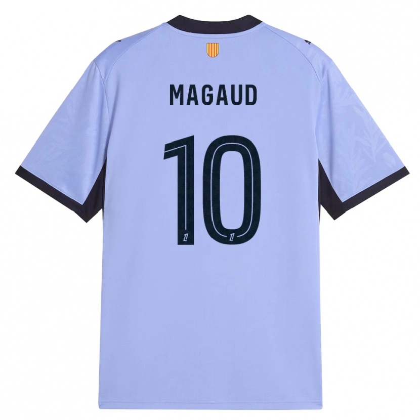 Danxen Dámské Kyle Magaud #10 Levandulová Černá Třetí Hráčské Dresy 2026/27 Dres