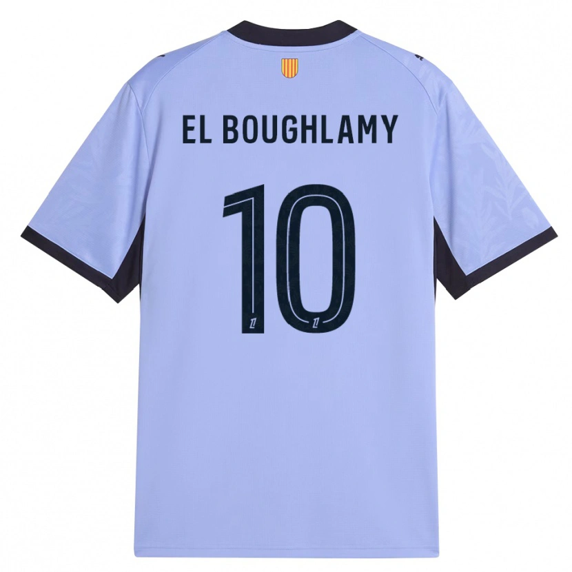 Danxen Dámské Adam El Boughlamy #10 Levandulová Černá Třetí Hráčské Dresy 2026/27 Dres