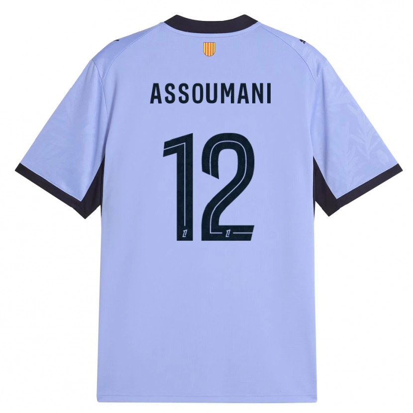 Danxen Dámské Saïfi Assoumani #12 Levandulová Černá Třetí Hráčské Dresy 2026/27 Dres