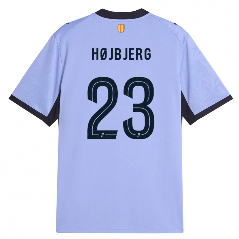 Danxen Dámské Pierre-Emile Højbjerg #23 Levandulová Černá Třetí Hráčské Dresy 2026/27 Dres