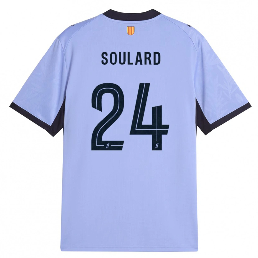 Danxen Dámské Amandine Soulard #24 Levandulová Černá Třetí Hráčské Dresy 2026/27 Dres
